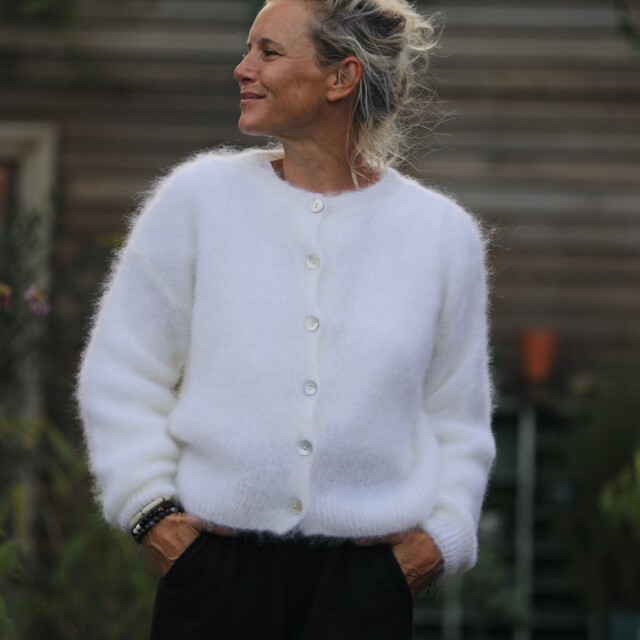 Quintessence - Gilet Appoline ivoire