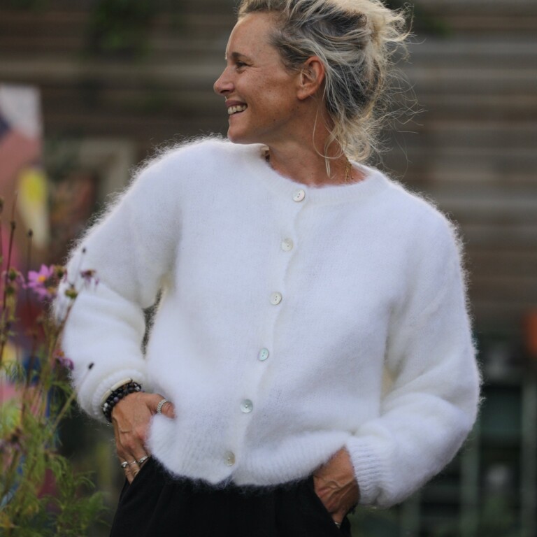 Quintessence - Gilet Appoline ivoire