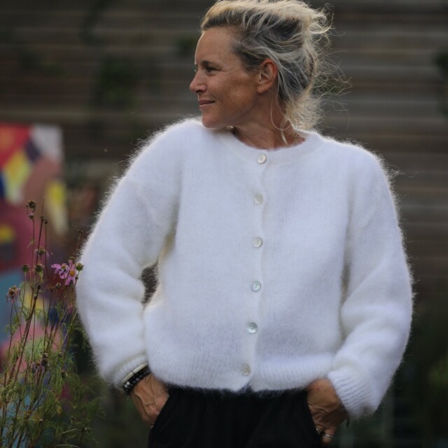 Quintessence - Gilet Appoline ivoire