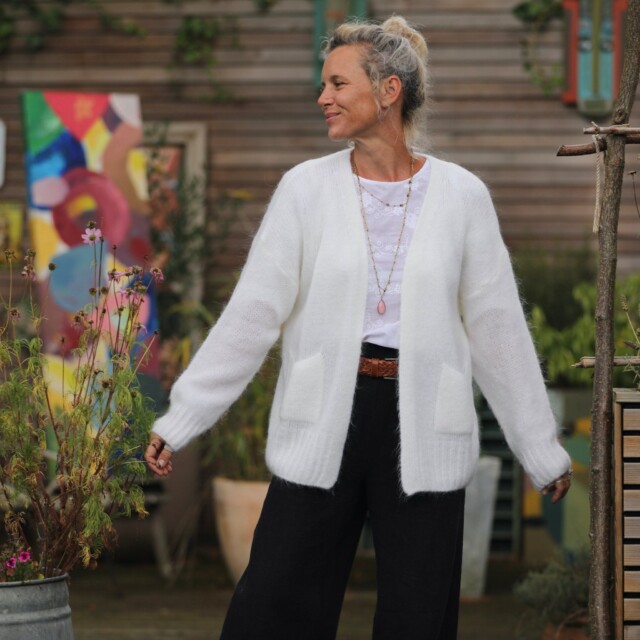 Quintessence - Gilet Augustine ivoire