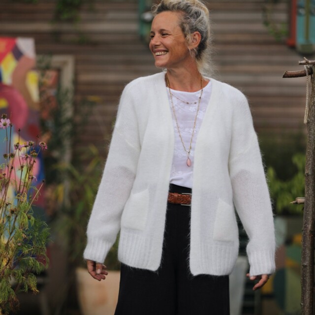 Quintessence - Gilet Augustine ivoire