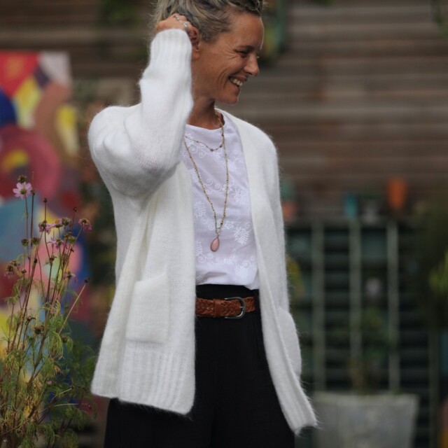 Quintessence - Gilet Augustine ivoire