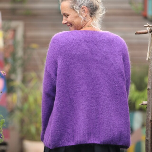 Quintessence - Gilet Augustine Violette