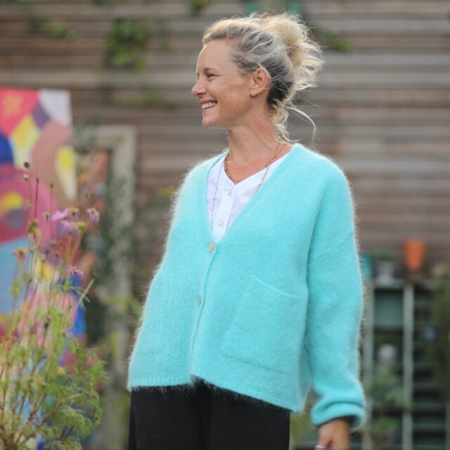 Quintessence - Gilet Eve Turquoise