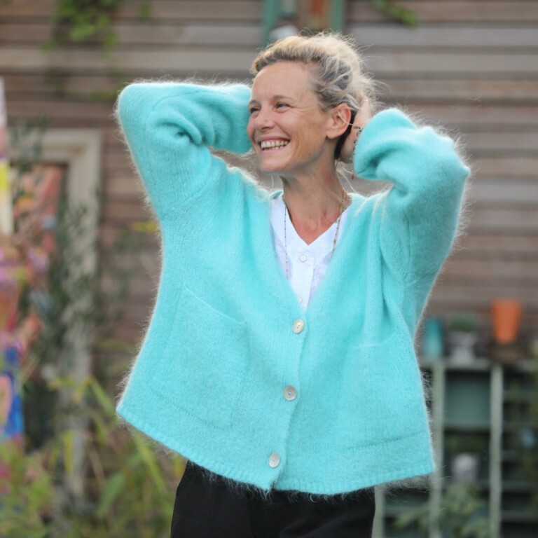 Quintessence - Gilet Eve Turquoise