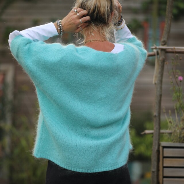 Quintessence - Gilet Hana Turquoise
