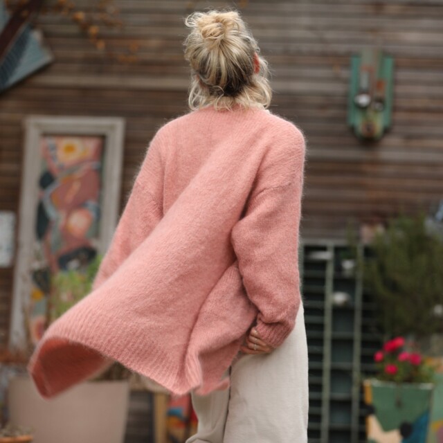 Quintessence - Gilet Naïs - Rose boisé