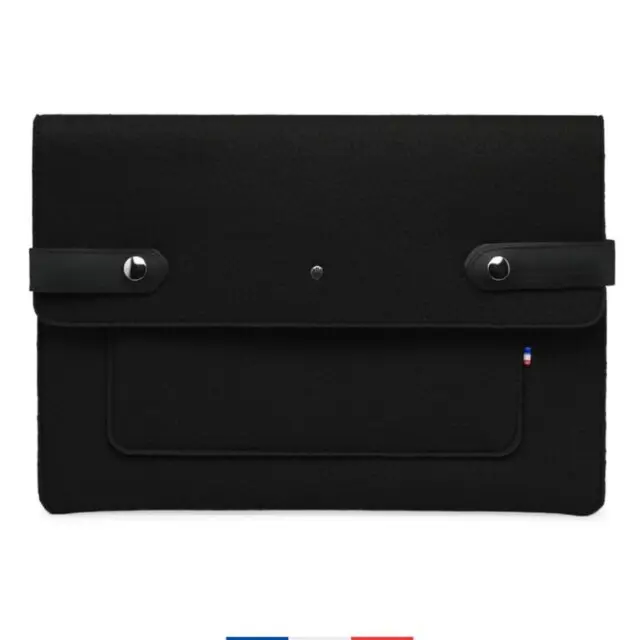 SAINT LAZARE - Pochette ordinateur Made in France – noire