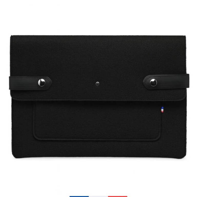 Saint-Lazare - Pochette ordinateur Made in France - noire
