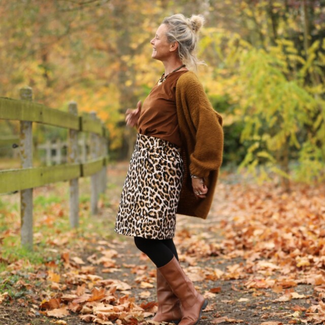 Quintessence - Jupe Maya - Jacquard graou