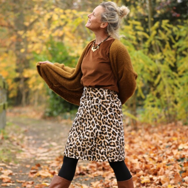 Quintessence - Jupe Maya - Jacquard graou