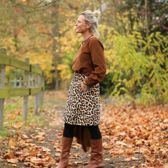 Quintessence - Jupe Maya - Jacquard graou