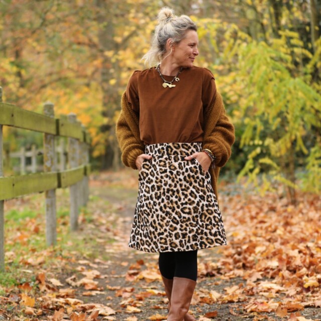 Quintessence - Jupe Maya - Jacquard graou