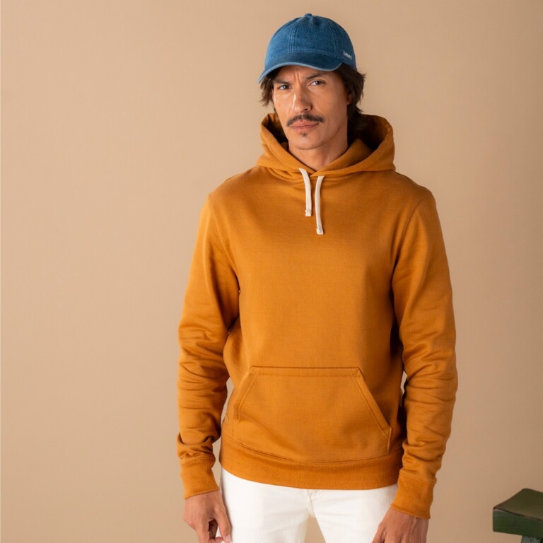 Le t-shirt Propre - Le hoodie en coton bio - Terre de sienne