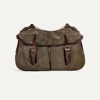 Bleu de Chauffe - Musette du Pêcheur S / Cuir Velours – Musk