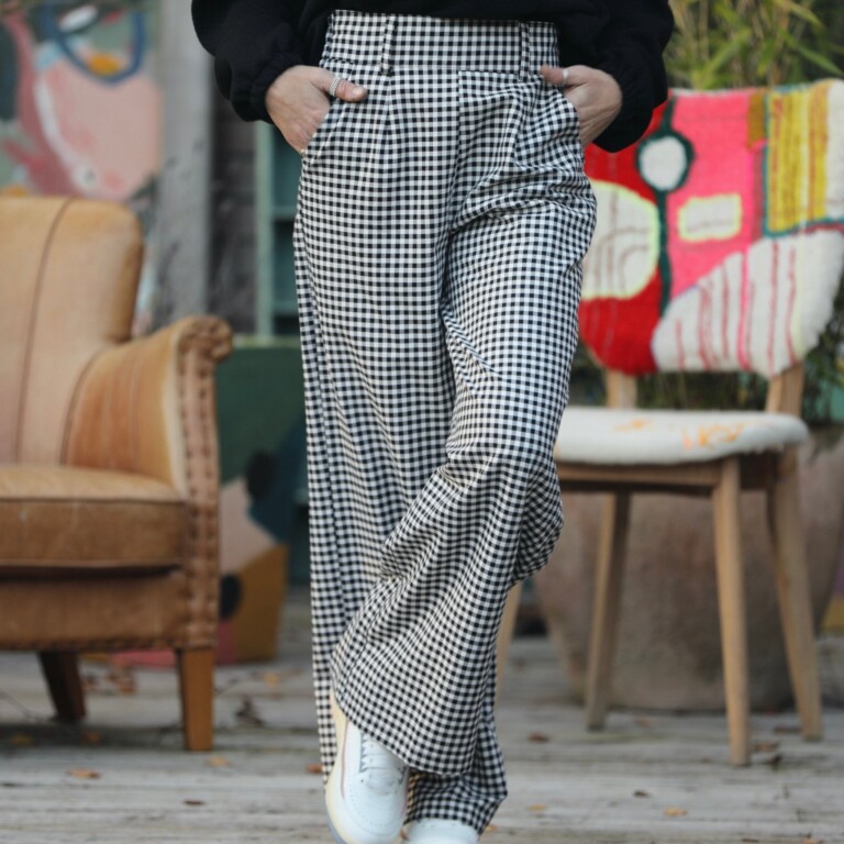 Quintessence - Pantalon Tom - Flanelle de coton vichy