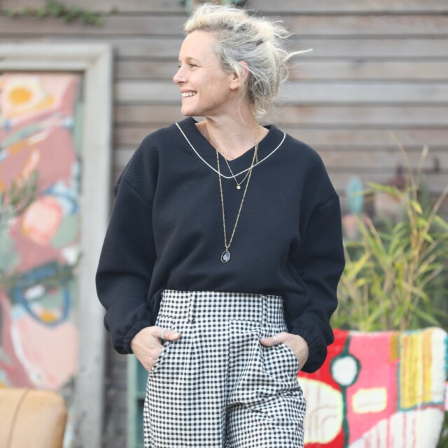 Quintessence - Pantalon Tom - Flanelle de coton vichy