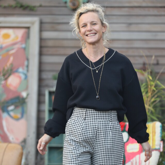 Quintessence - Pantalon Tom - Flanelle de coton vichy