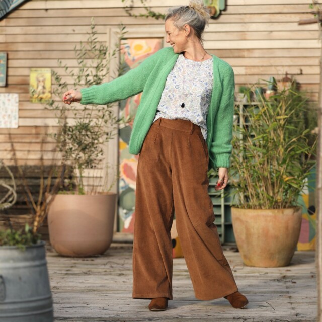 Quintessence - Pantalon Tom - velours côtelé camel