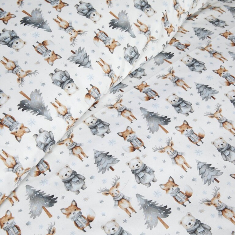 Atelier Morphée - Parure de lit Animaux Hiver