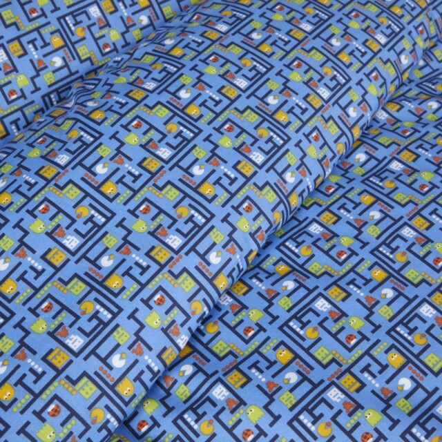 Atelier Morphée - Parure de lit Arcade Bleue