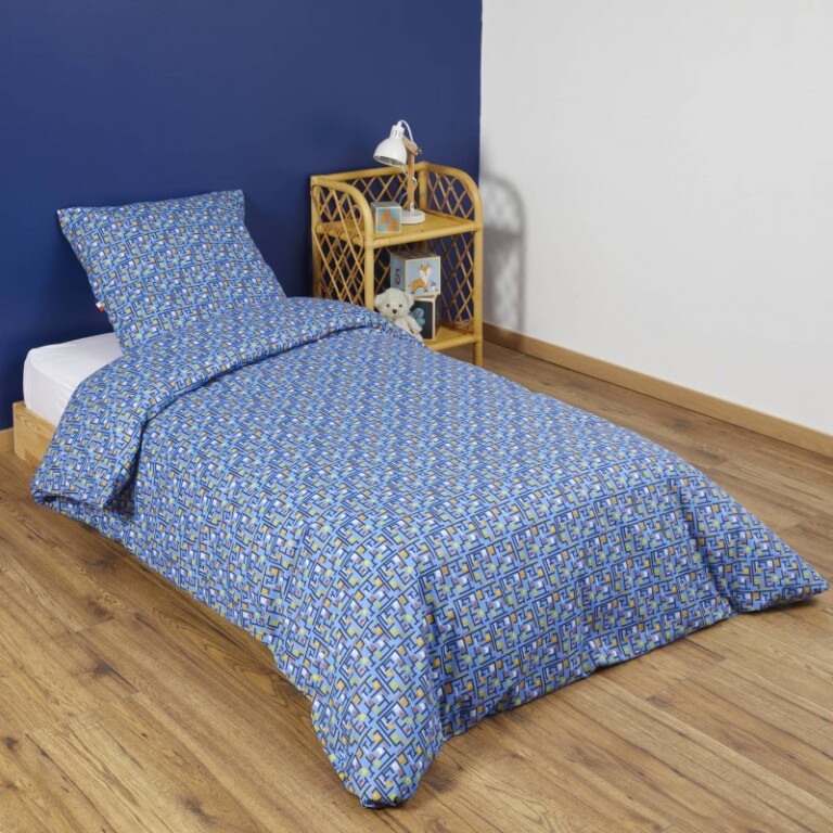 Atelier Morphée - Parure de lit Arcade Bleue
