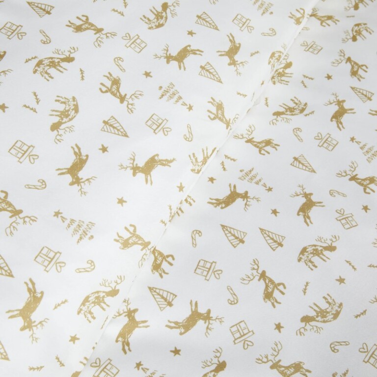 Atelier Morphée - Parure de lit Rennes dorés