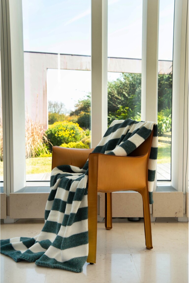 maison-bonnefoy - Plaid Carnac – Ecru-Asphalte