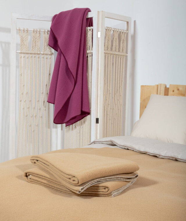 Ardelaine - Plaid tricoté en laine