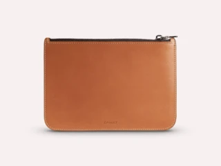 Daguet - Pochette Zip – Camel