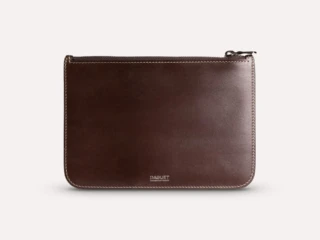 Daguet - Pochette Zip – Marron