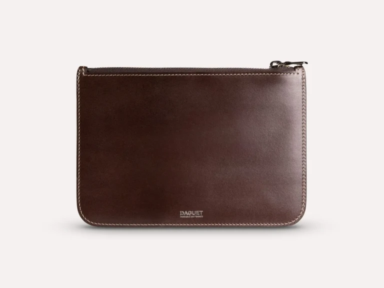 Daguet - Pochette Zip - Marron