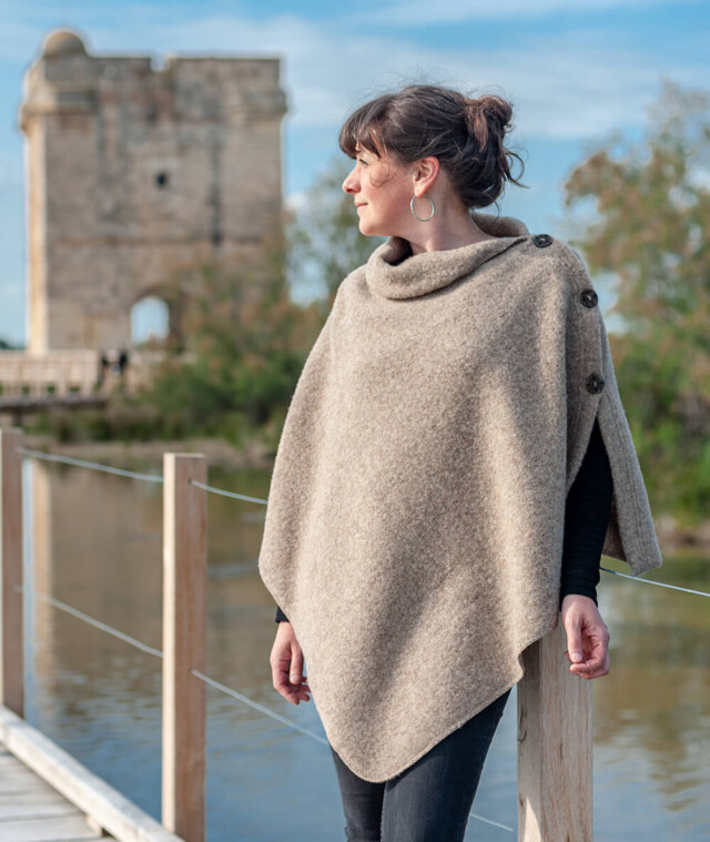 Ardelaine - Poncho en laine - Jaujac
