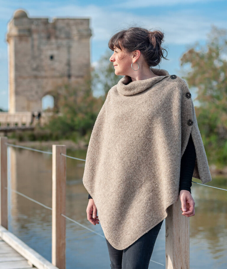 Ardelaine - Poncho en laine - Jaujac