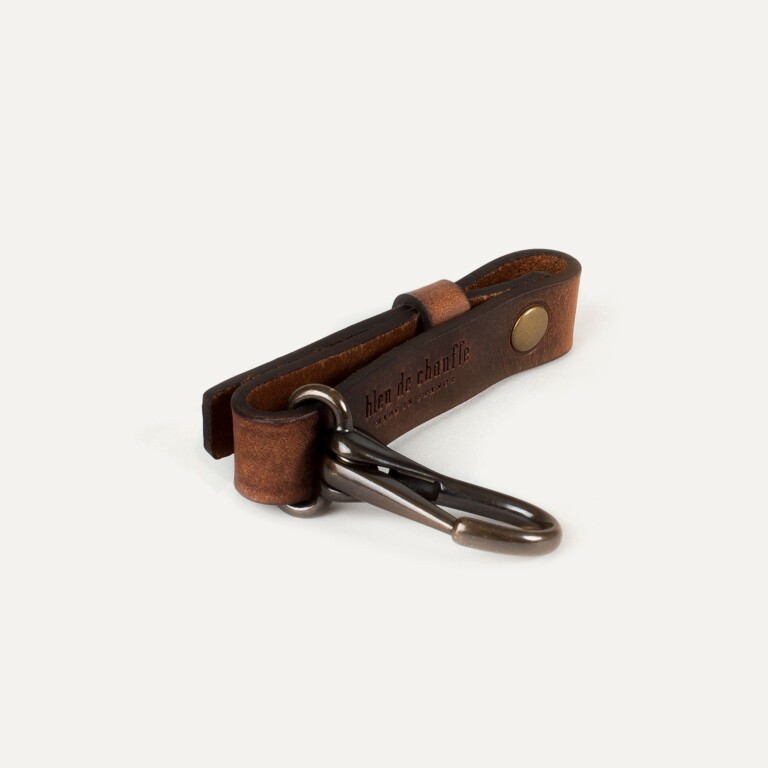 Bleu De Chauffe - Porte clé Mousse - Pain Brûlé