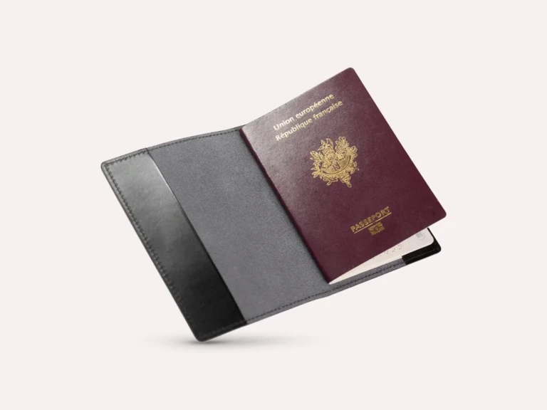 Daguet - Porte-passeport - Noir