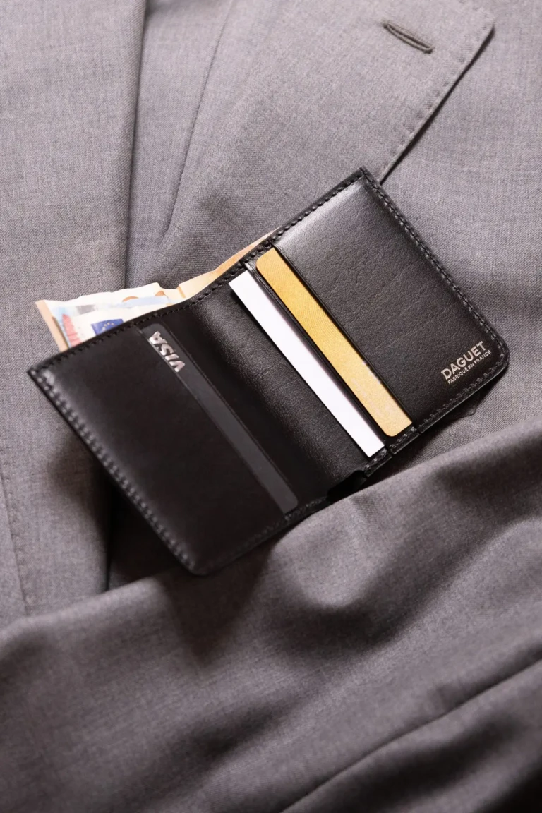 portefeuille cuir fabrique en france Daguet - Portefeuille - Noir
