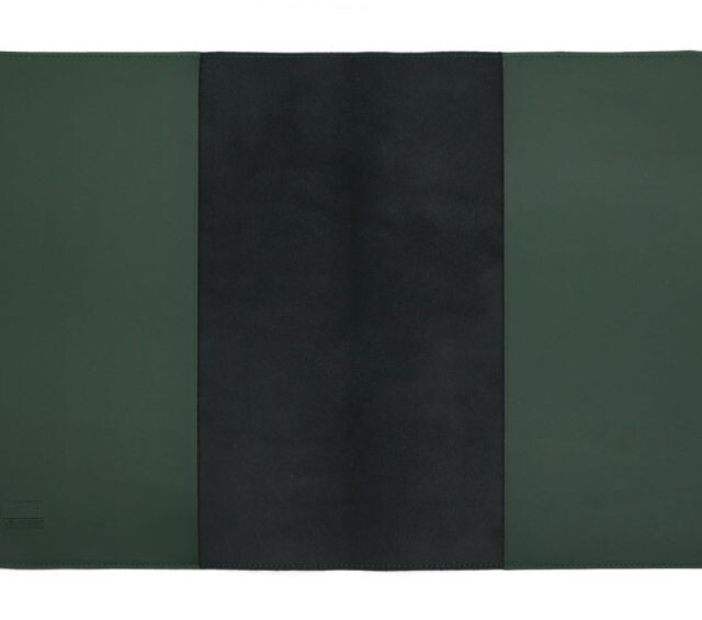 Lavoisier Maroquinier - Protège cahier A4 en cuir - PH500 Vert