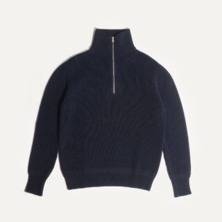 Bleu de Chauffe - Pull Camionneur Sauzon – Bleu Marine