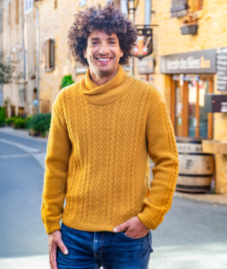 Pull torsade en laine – Crussol par la marque Ardelaine Ardelaine - Pull torsade en laine – Crussol