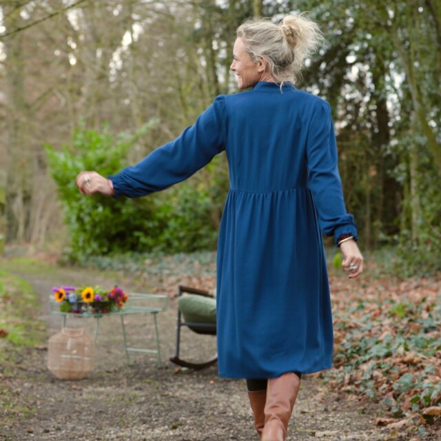 Quintessence - Robe Allegra - viscose canard