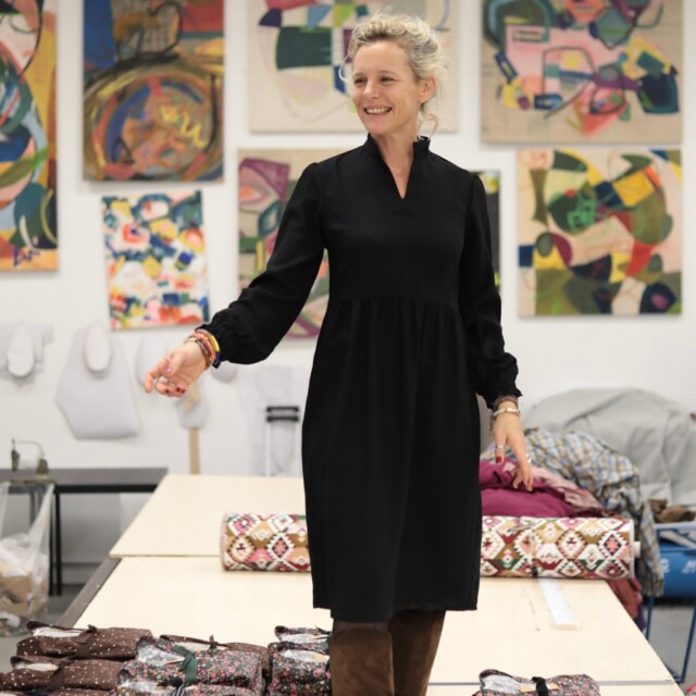 Quintessence - Robe Allegra - viscose noire