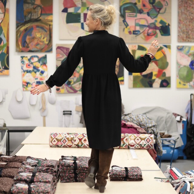 Quintessence - Robe Allegra - viscose noire