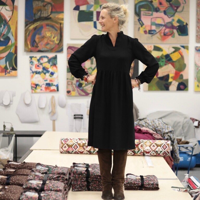 Quintessence - Robe Allegra - viscose noire