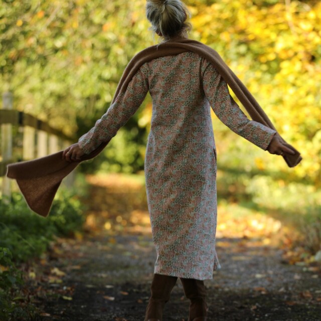 Quintessence - Robe Armande – double gaze de coton fleurie Rosalie