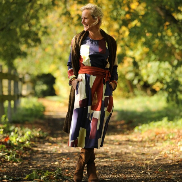 Quintessence - Robe Armande – Satin de coton Atelier d'artiste