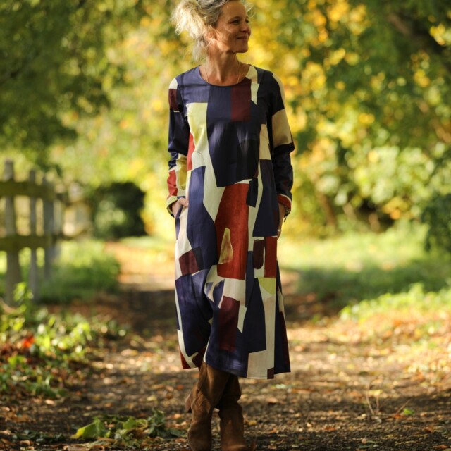 Quintessence - Robe Armande – Satin de coton Atelier d'artiste