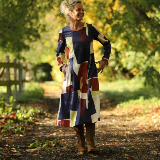 Quintessence - Robe Armande – Satin de coton Atelier d'artiste