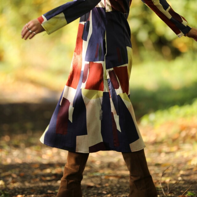 Quintessence - Robe Armande – Satin de coton Atelier d'artiste