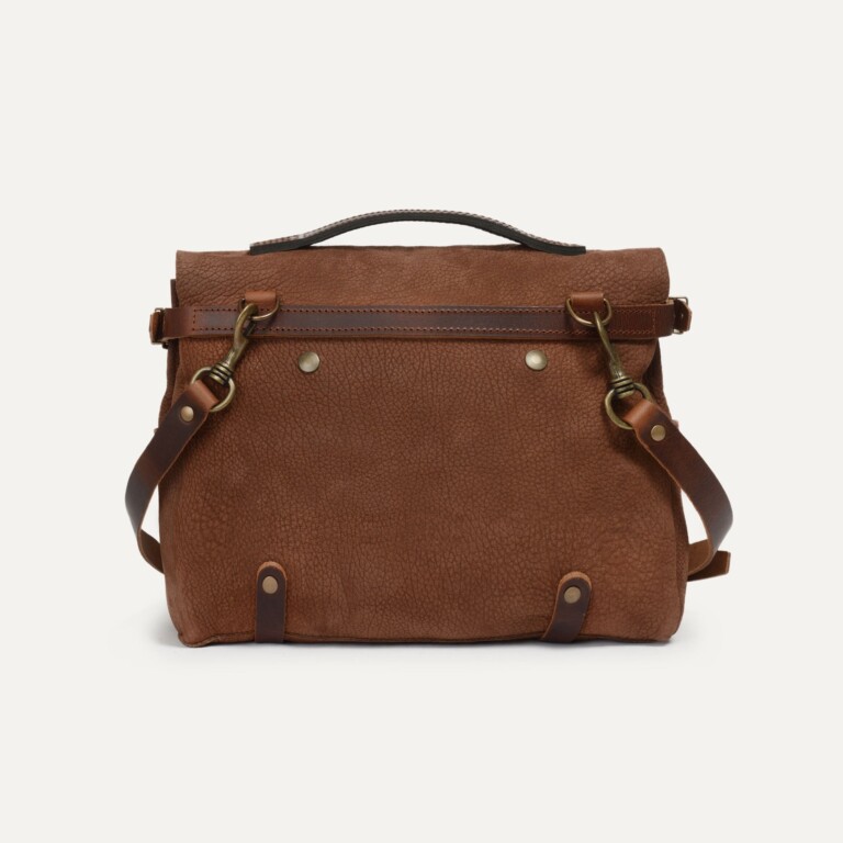 Bleu De Chauffe - Sac Postier Eclair S - Soft Marron